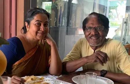 Radhika Sarathkumar mourns guru Bharathiraja: 'Lost both pillars in one year'
