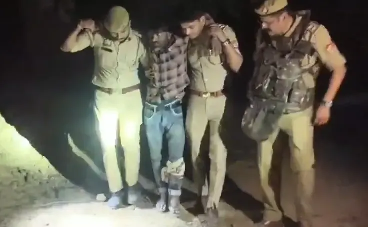 रायबरेली में 'ऑपरेशन लंगड़ा': मुठभेड़ में 50 हजार का इनामी बदमाश नजमुद्दीन गिरफ्तार