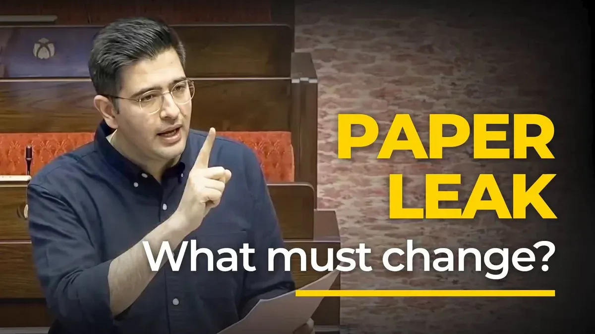 Raghav Chadha Hails India's First Anti-Paper Leak Law