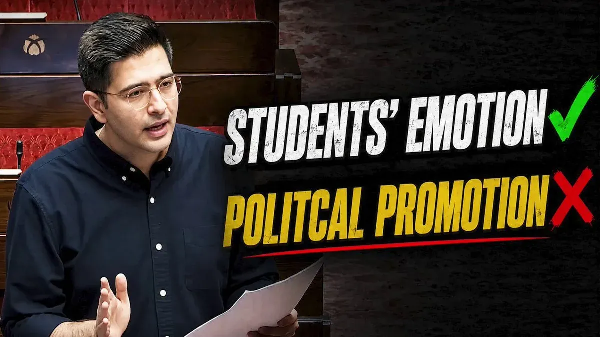 Raghav Chadha on Exam Stress: Results Don't Define Worth