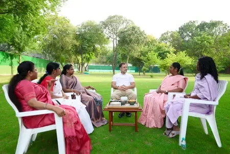 Rahul Gandhi Engages with Kerala Nurses: Addressing Healthcare Challenges