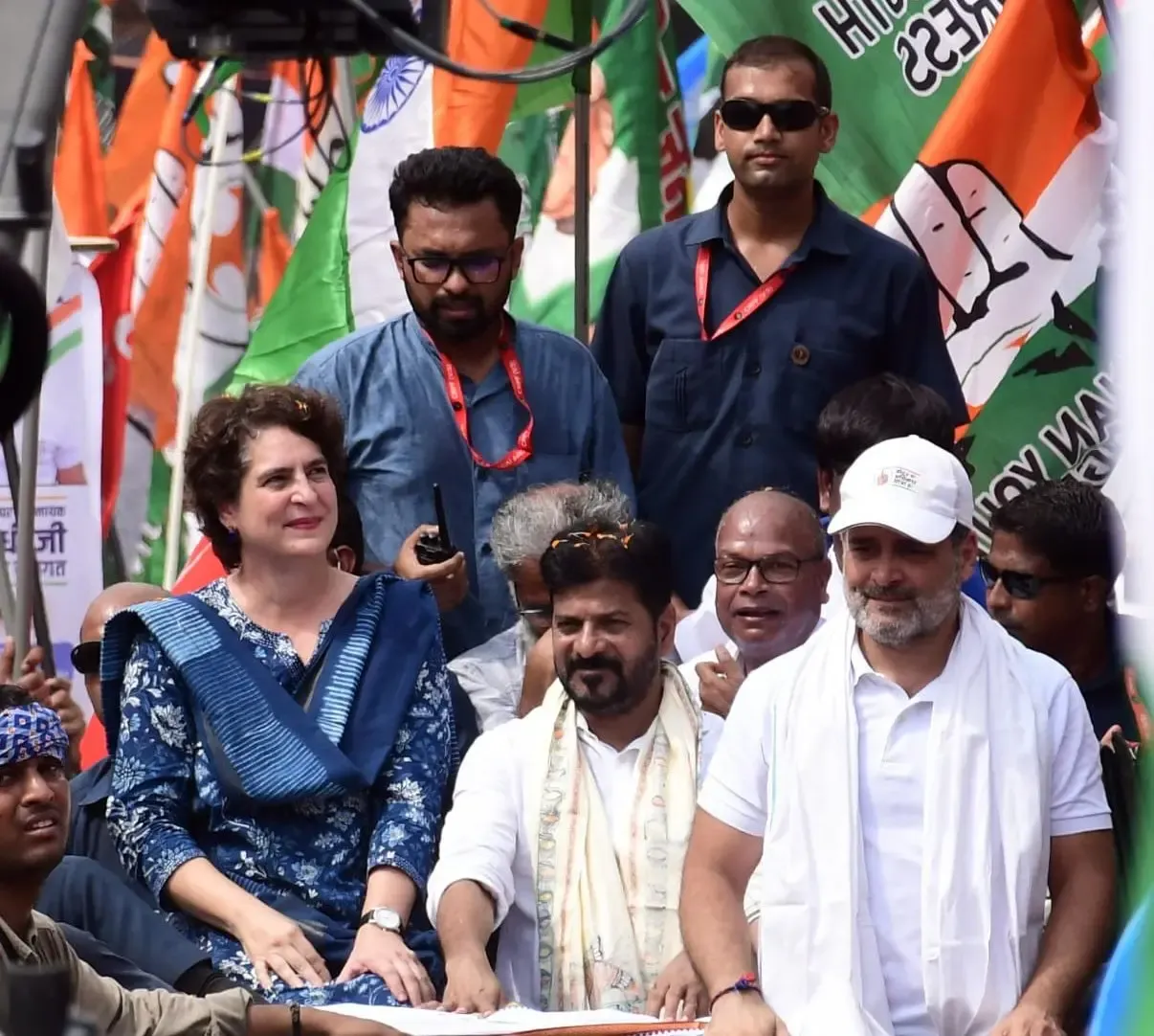 क्या प्रियंका गांधी 'वोटर अधिकार यात्रा' में शामिल हुईं?