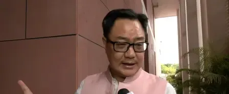 Kiren Rijiju Accuses Congress Leaders of Maoist Ties Amid Naxalism Decline