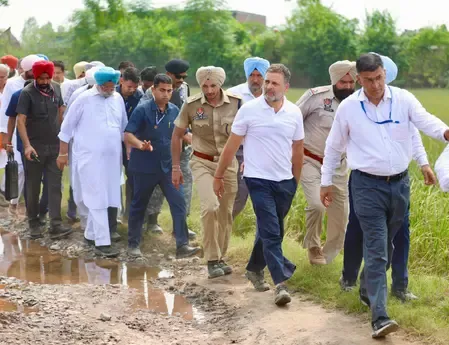 Rahul Gandhi not allowed to travel villages across Ravi river due to security concerns 