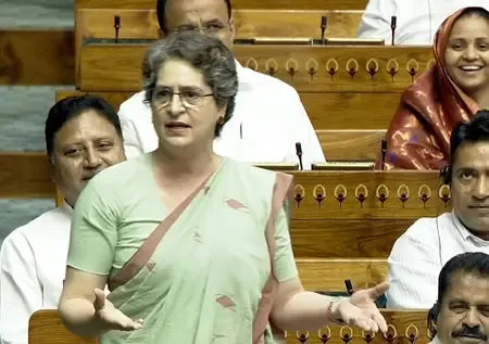 Priyanka Gandhi Declares Rahul Gandhi Unyielding to Government Pressure in Lok Sabha