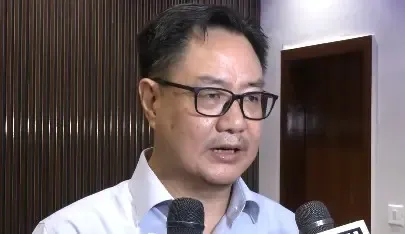 Kiren Rijiju slams INDIA bloc protest against CEC, tells Rahul Gandhi to learn from Modi