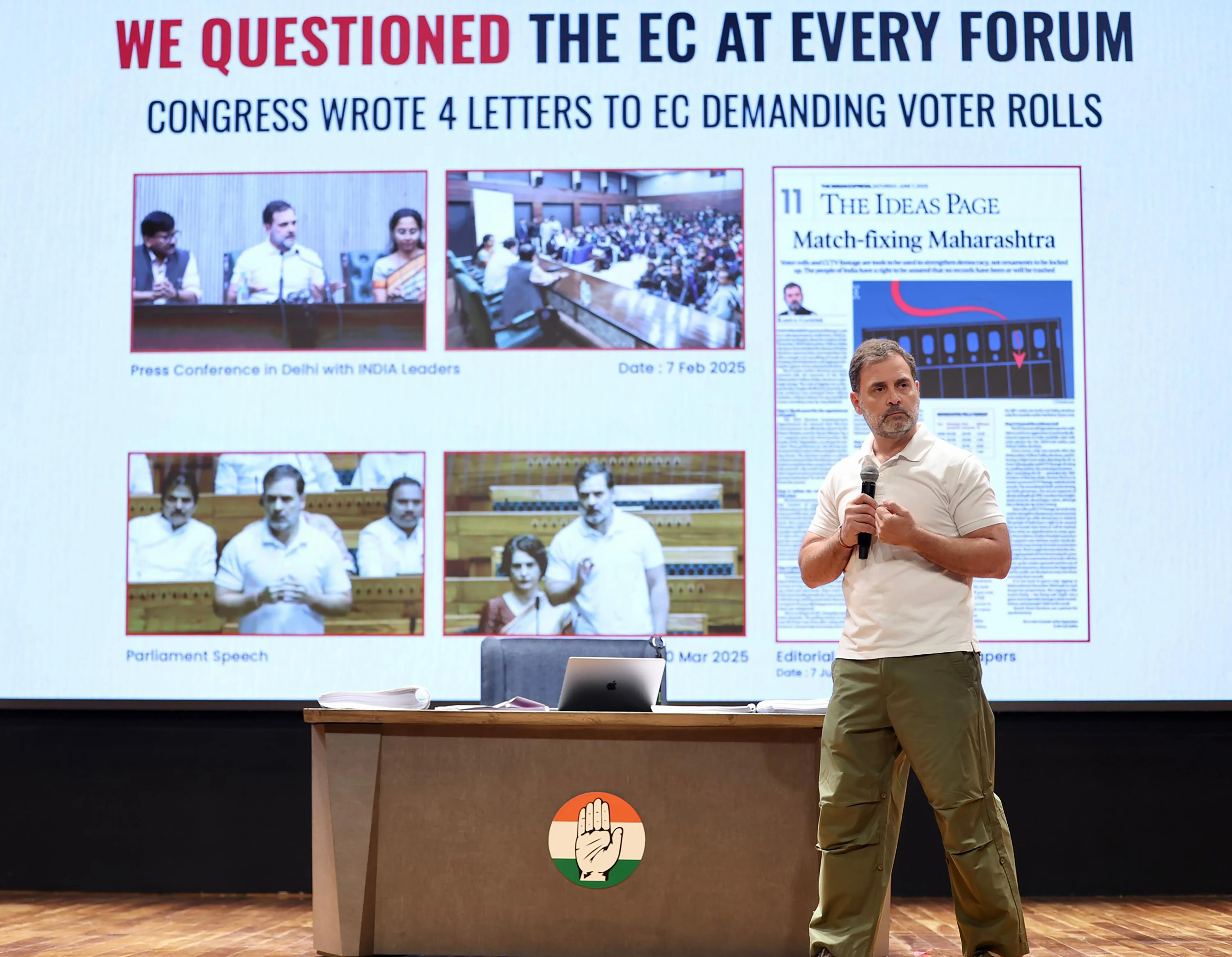 Should Rahul Gandhi Reveal Voter List Irregularities Under Oath?