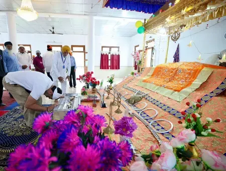 Rahul Gandhi visits Campbell Bay Gurdwara, slams Great Nicobar project as 'biggest scam'
