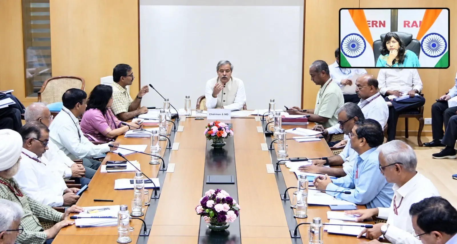 Railway Board Chairman reviews safety, KAVACH rollout in high-level meet