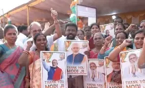 कोयंबटूर के निवासियों ने पीएम मोदी के विकास कार्यों के लिए जताया आभार