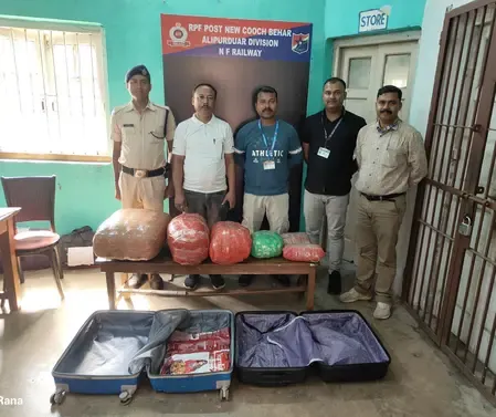 How is the Railway Protection Force tackling narcotics smuggling in the Northeast?