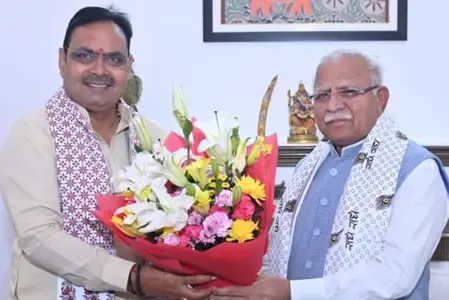 What Did Rajasthan CM Discuss with Manohar Lal Khattar on Green Energy Corridor Proposals?
