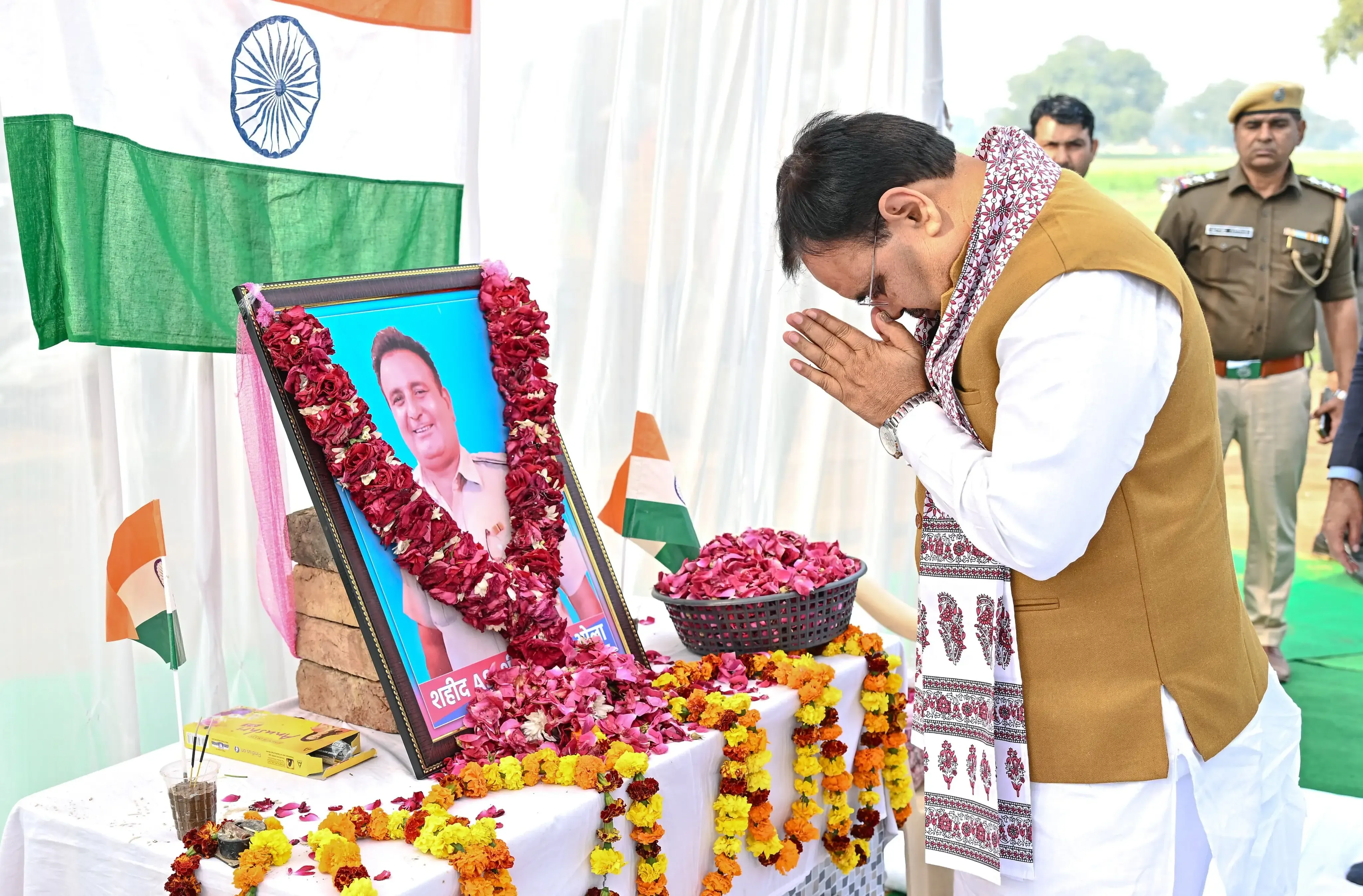 Rajasthan CM Honors ASI Who Lost His Life in Tragic Accident