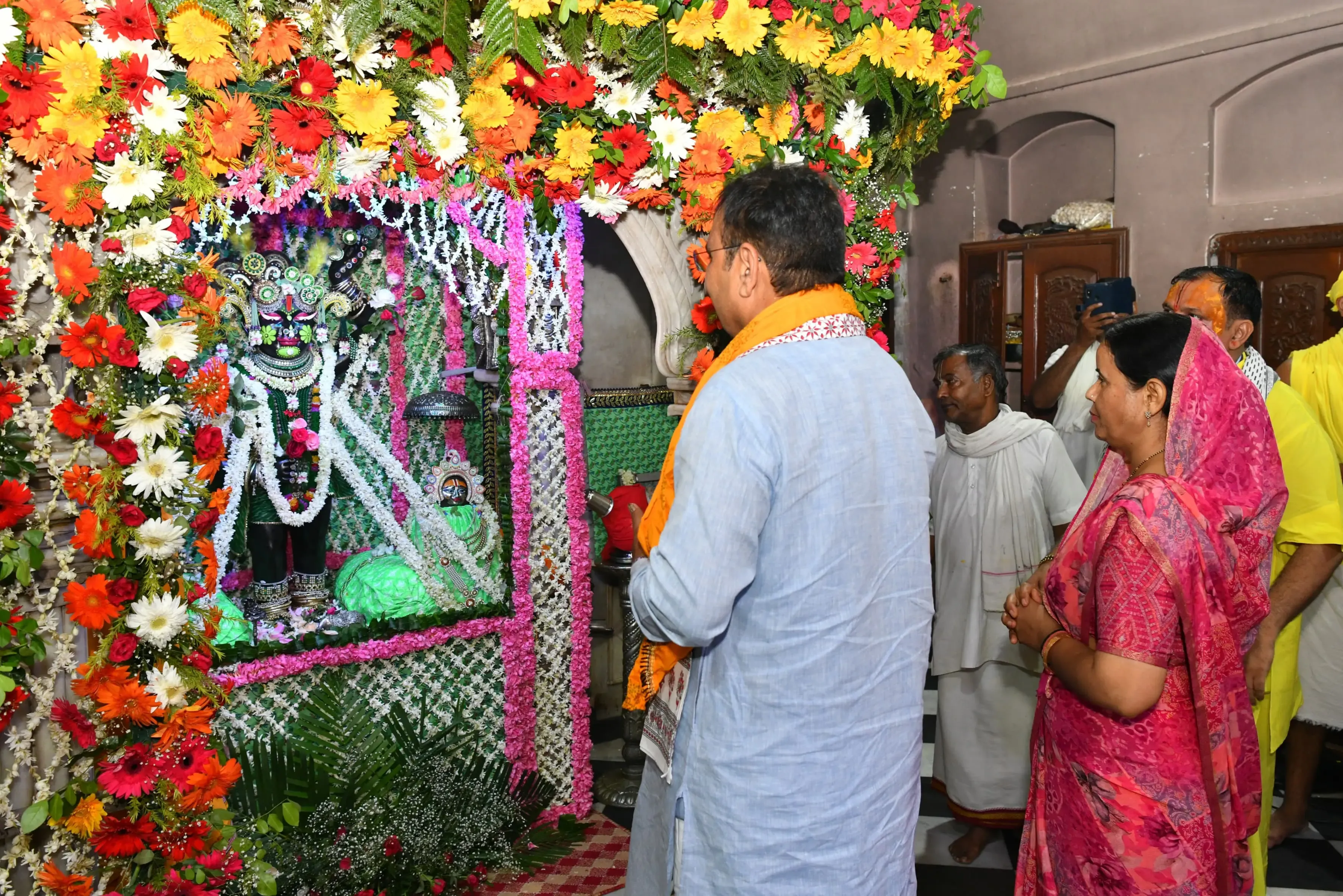 Did Rajasthan CM Sharma Offer Prayers at Shrinathji Temple?