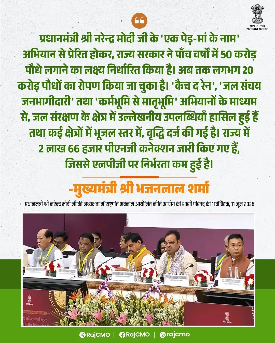 Rajasthan CMO: 50 Crore Trees in 5 Years Under PM Modi Drive