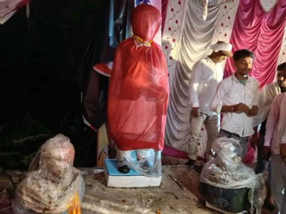 Gurjar standoff: Bainsla's son unveils statues at Ranthambore CTH zone