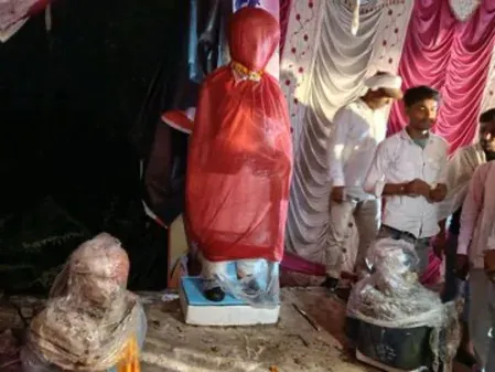 Gurjar standoff: Bainsla's son unveils statues at Ranthambore CTH zone