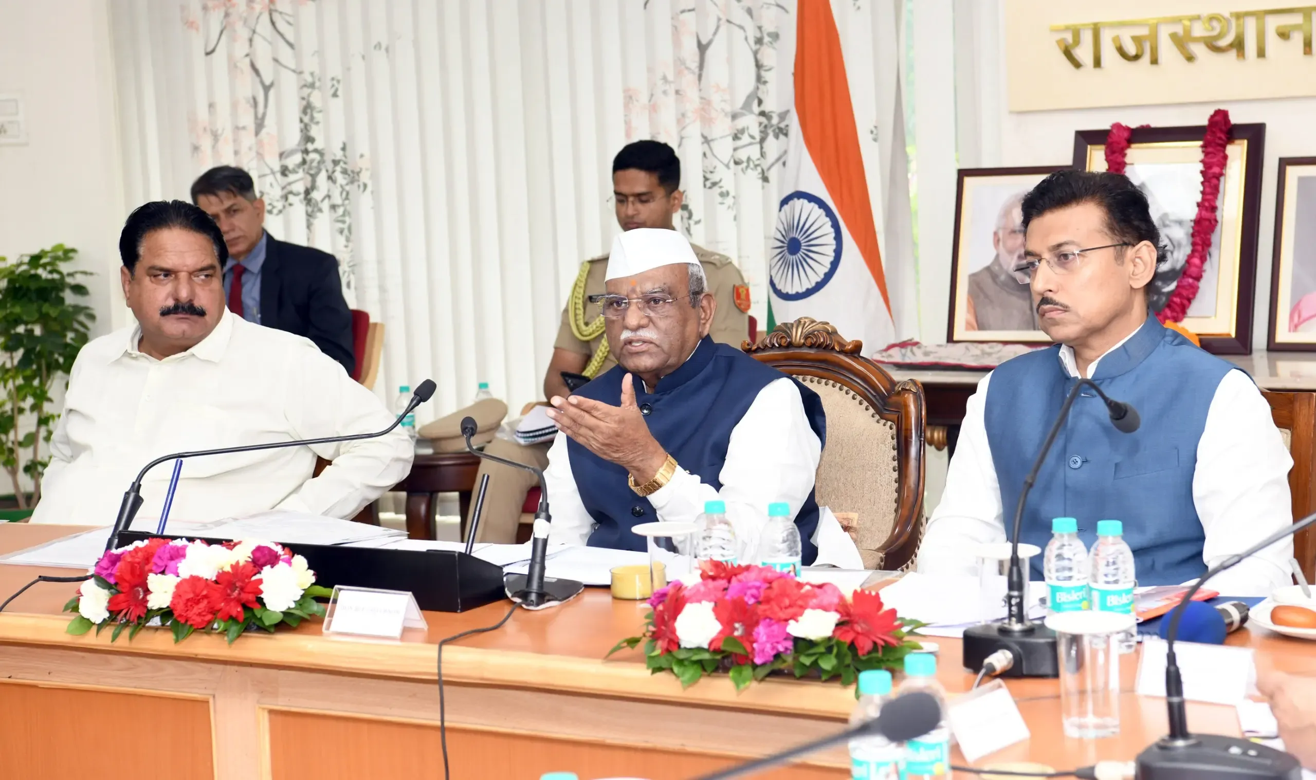 What Initiatives Did Rajasthan Guv Bagde Approve for War Veterans' Welfare?