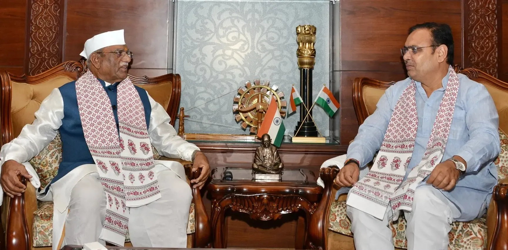 Did Rajasthan Guv and CM Congratulate Radhakrishnan on His Vice Presidential Election Win?
