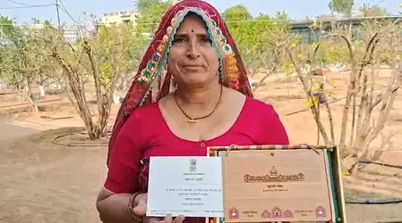 राजस्‍थान की रेत में सेब की खेती, अब सीकर की बेटी को राष्ट्रपति भवन में मिल रहा सम्मान