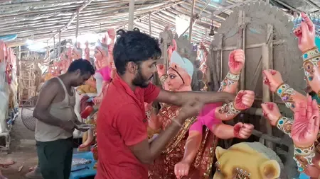 क्या राजस्‍थान में मां दुर्गा की मूर्तियां बनाने के लिए बंगाल से आए मूर्तिकार हर साल एक करोड़ का कारोबार करते हैं?