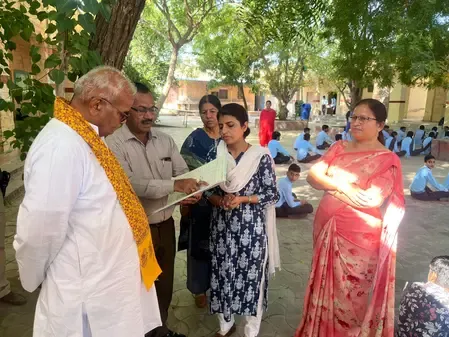 Why Did Rajasthan Minister Visit Schools in Jodhpur?