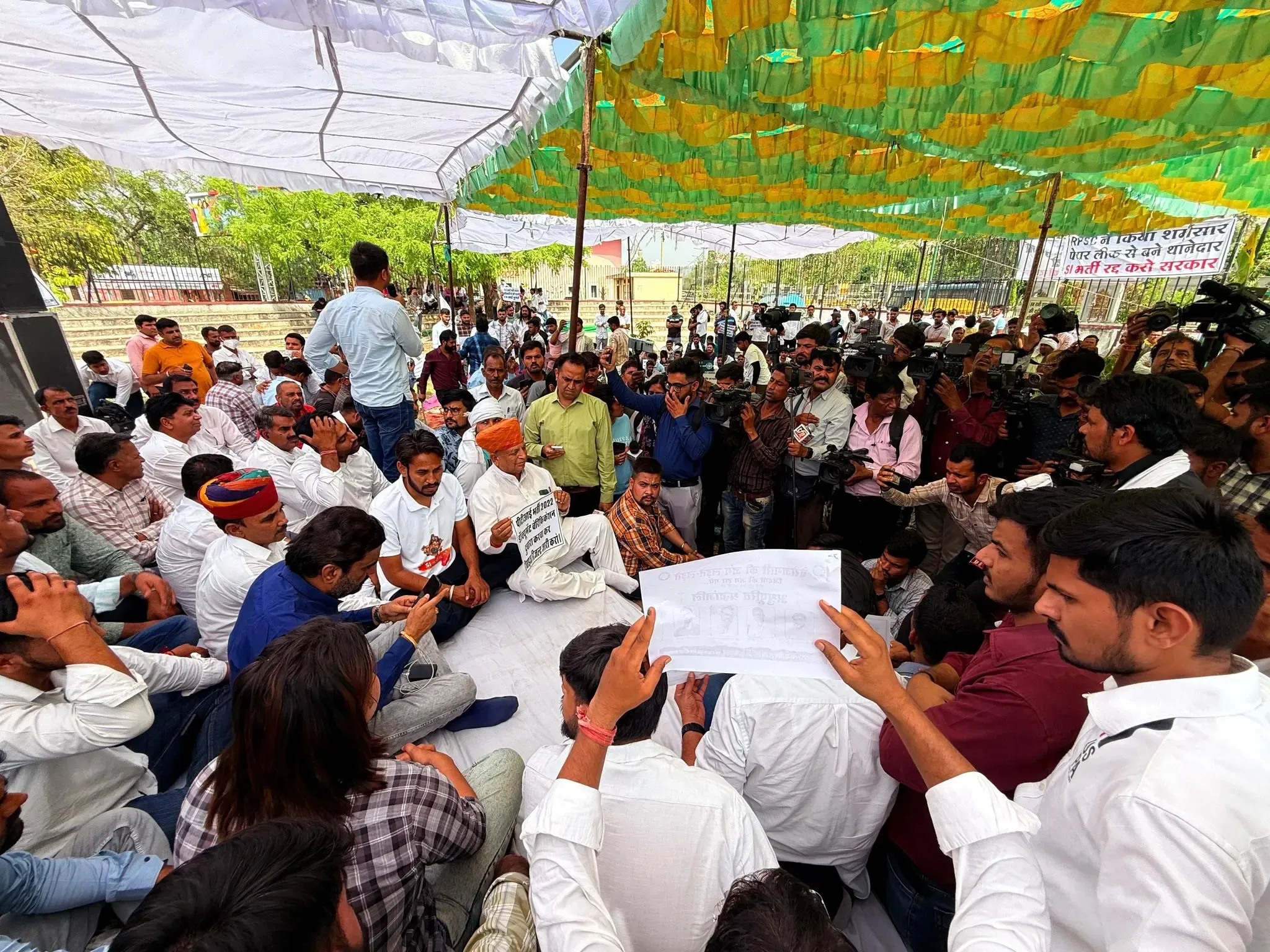 RLP Protests in Rajasthan: Calls for Cancellation of SI Recruitment