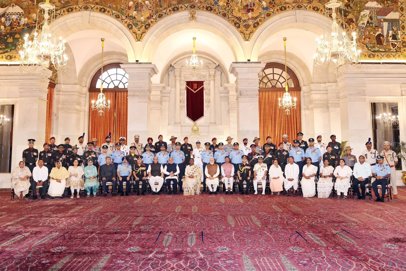 Rajnath Singh Attends Defence Investiture Ceremony 2026 Phase-1
