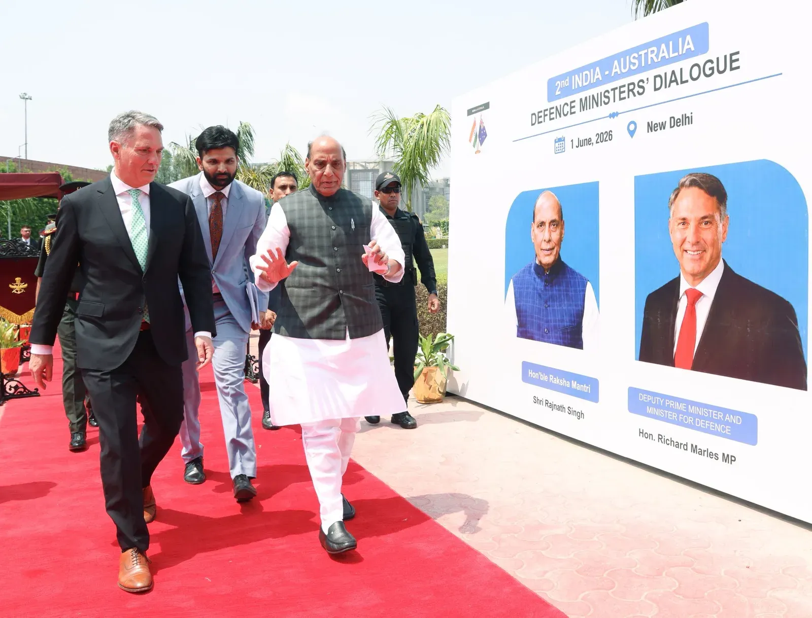 Rajnath Singh, Richard Marles hold second India-Australia Defence Dialogue in New Delhi