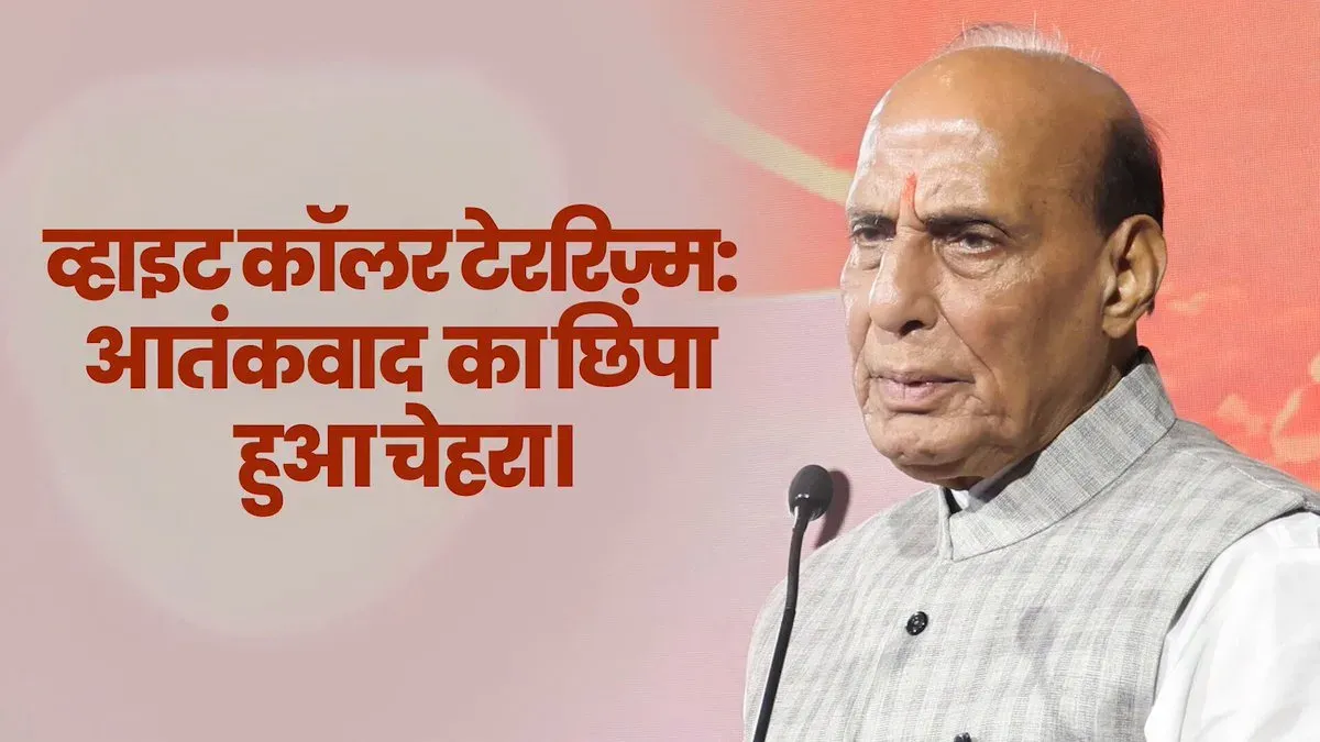 Rajnath Singh flags White Collar Terror, Lone Wolf threat
