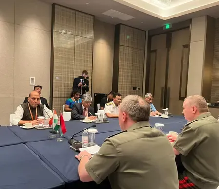 What Insights Did Rajnath Singh Gain from Meetings with Belarusian and Russian Defence Ministers in China?