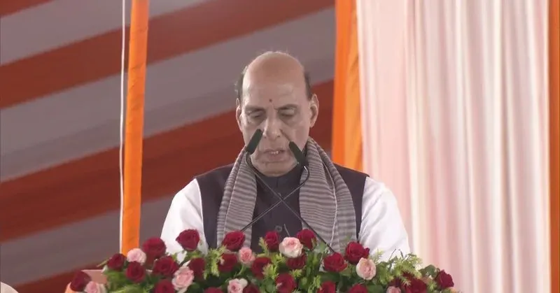 Rajnath Singh inaugurates Lucknow-Kanpur Expressway in Lucknow