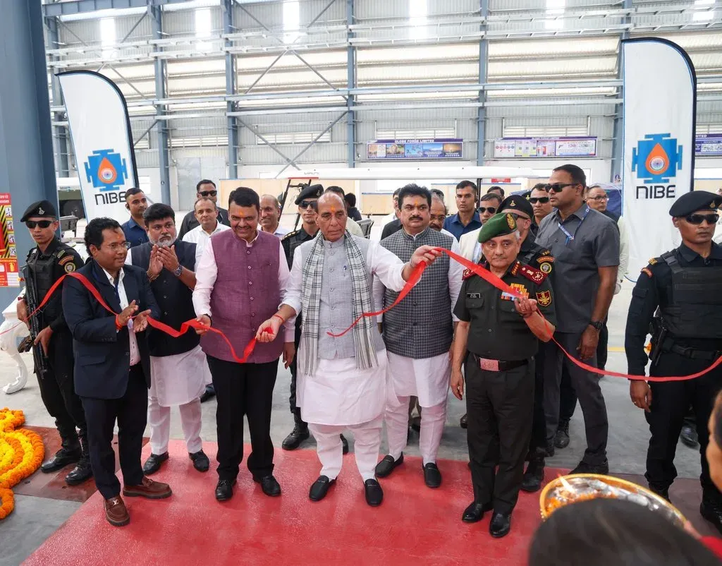 Rajnath Singh Inaugurates NIBE Defence Complex in Shirdi