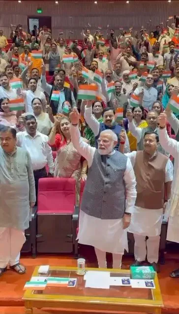Rajnath Singh joins PM Modi's Har Ghar Tiranga call
