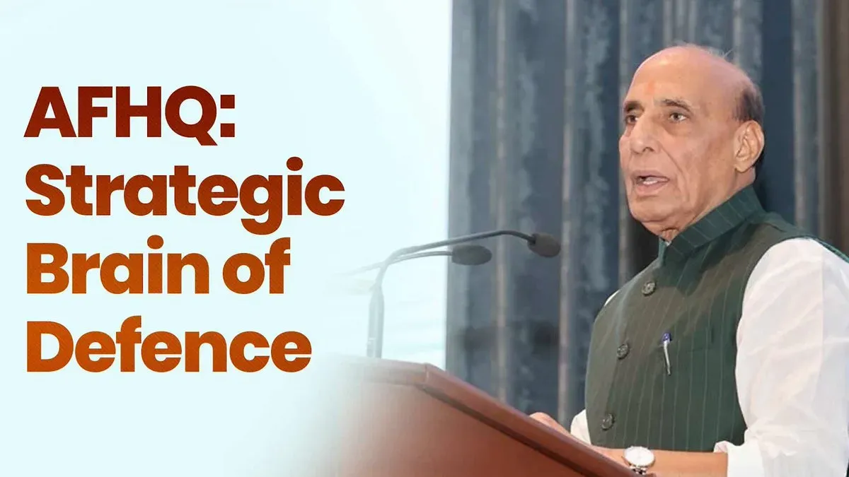 Rajnath Singh: Make AFHQ Civilians Defence's Strategic Brain