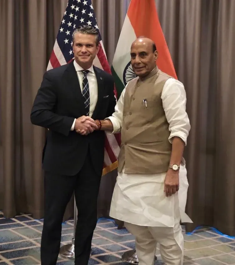 Rajnath Singh meets Pete Hegseth at ADMM-Plus, reviews India-US Defence Framework
