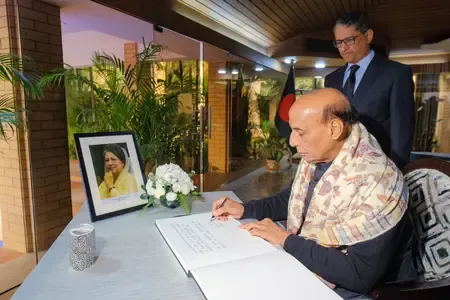 राजनाथ सिंह ने खालिदा जिया के निधन पर जताया शोक