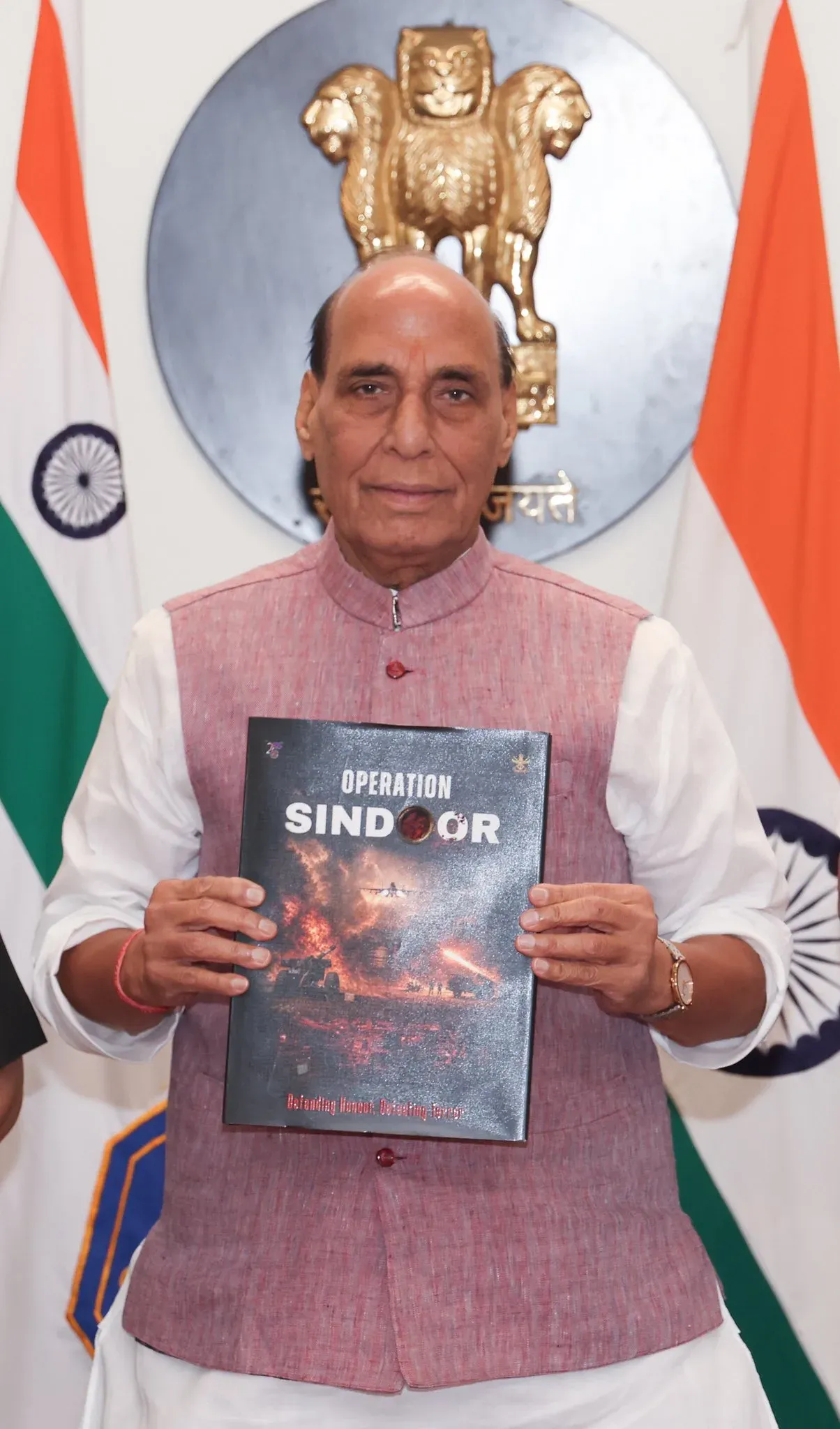 Rajnath Singh releases Operation Sindoor commemorative book