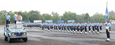 Rajnath Singh commissions 231 cadets at Air Force Academy Dundigal, first NDA women batch wings