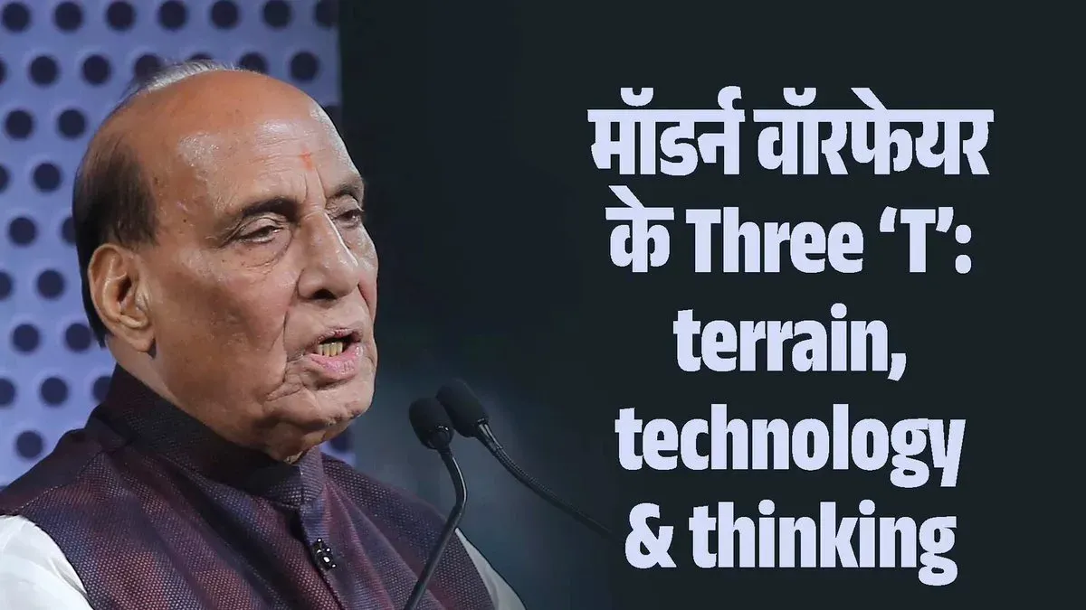 Rajnath Singh: Terrain, Tech & Thinking Drive Modern War