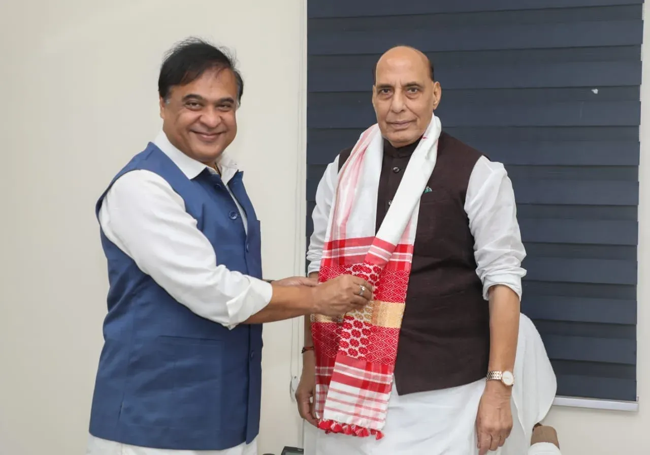 Rajnath Singh Thanks CM Himanta for Well Wishes