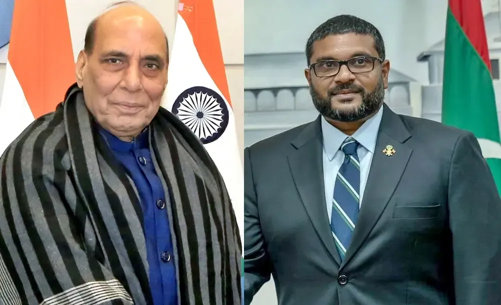 Rajnath Singh to Engage in Bilateral Discussions with Maldivian Minister Tomorrow