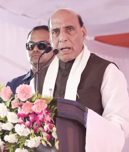 Rajnath Singh reviews Air Force Academy CGP in Hyderabad, commissions first NDA women batch