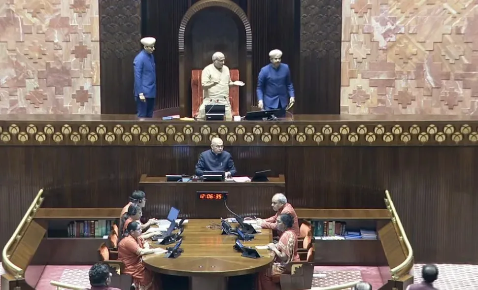 Rajya Sabha adjourned twice as Opposition, treasury benches disrupt Question Hour