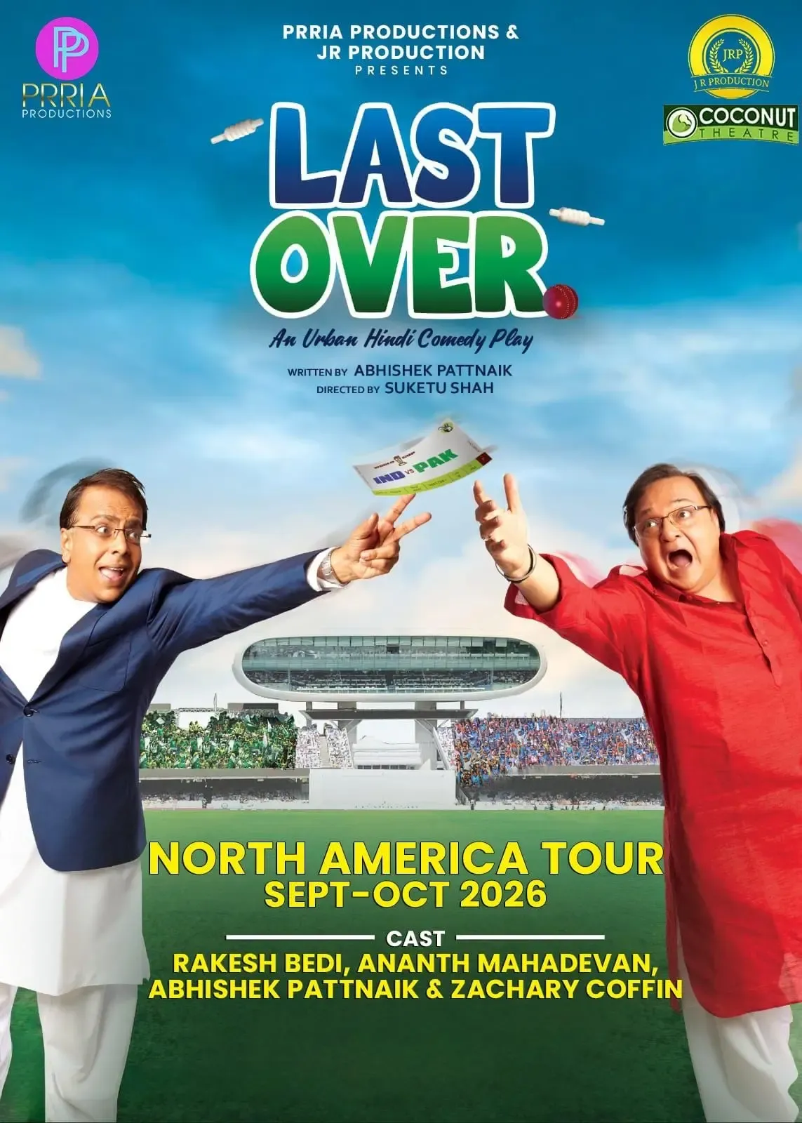 Rakesh Bedi's 'Last Over' brings cricket-family comedy to USA tour in 2026