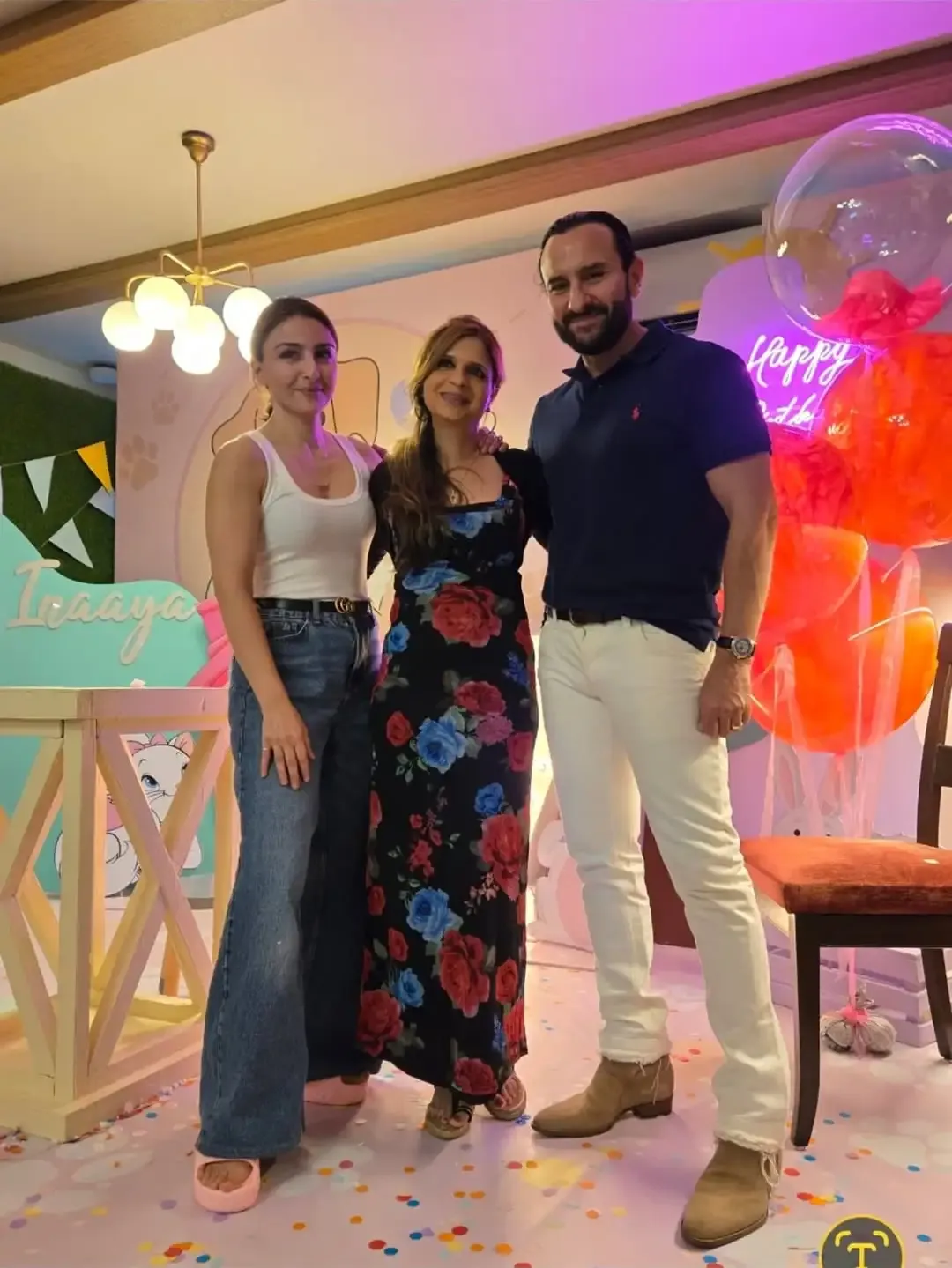 What heartfelt message did Saif Ali Khan receive from sister Saba?