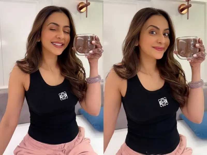 Rakul Preet Celebrates Hot Chocolate Day with Delight
