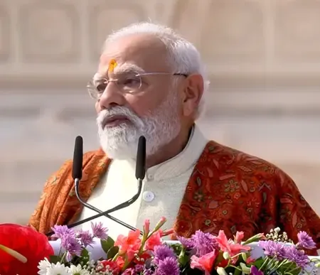 धर्मध्वजा भारतीय सभ्यता के पुनर्जागरण का प्रतीक, सदियों का संकल्प आज हुआ सिद्ध : पीएम मोदी