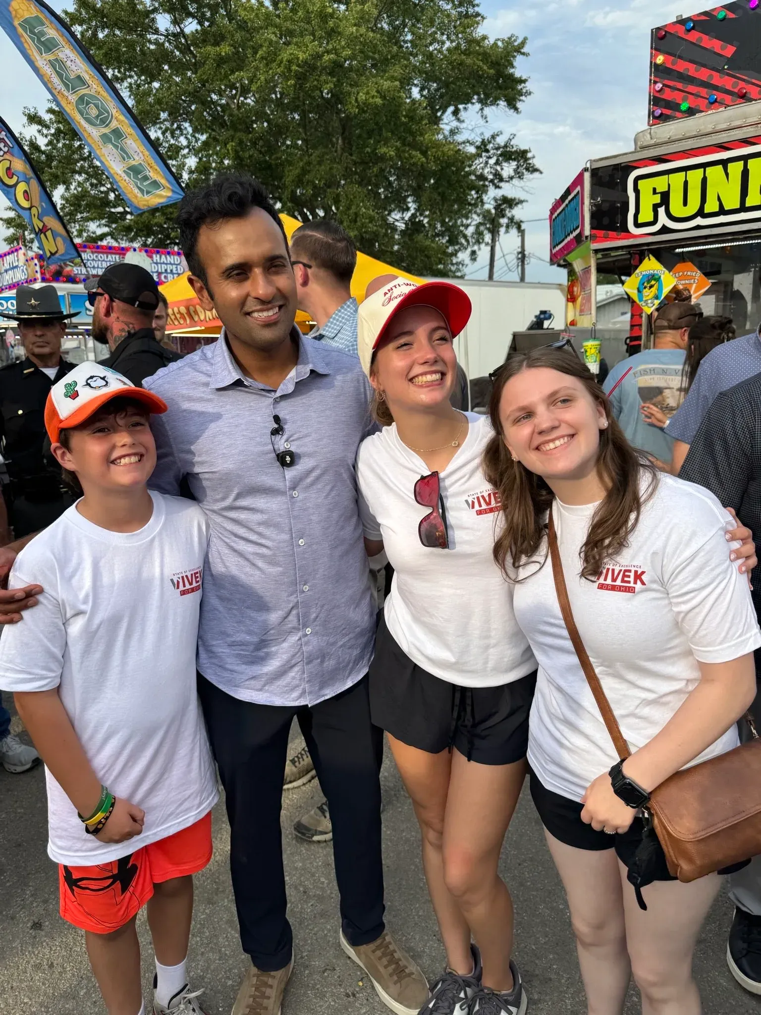 Ramaswamy hits Ohio county fairs with open Q&A blitz