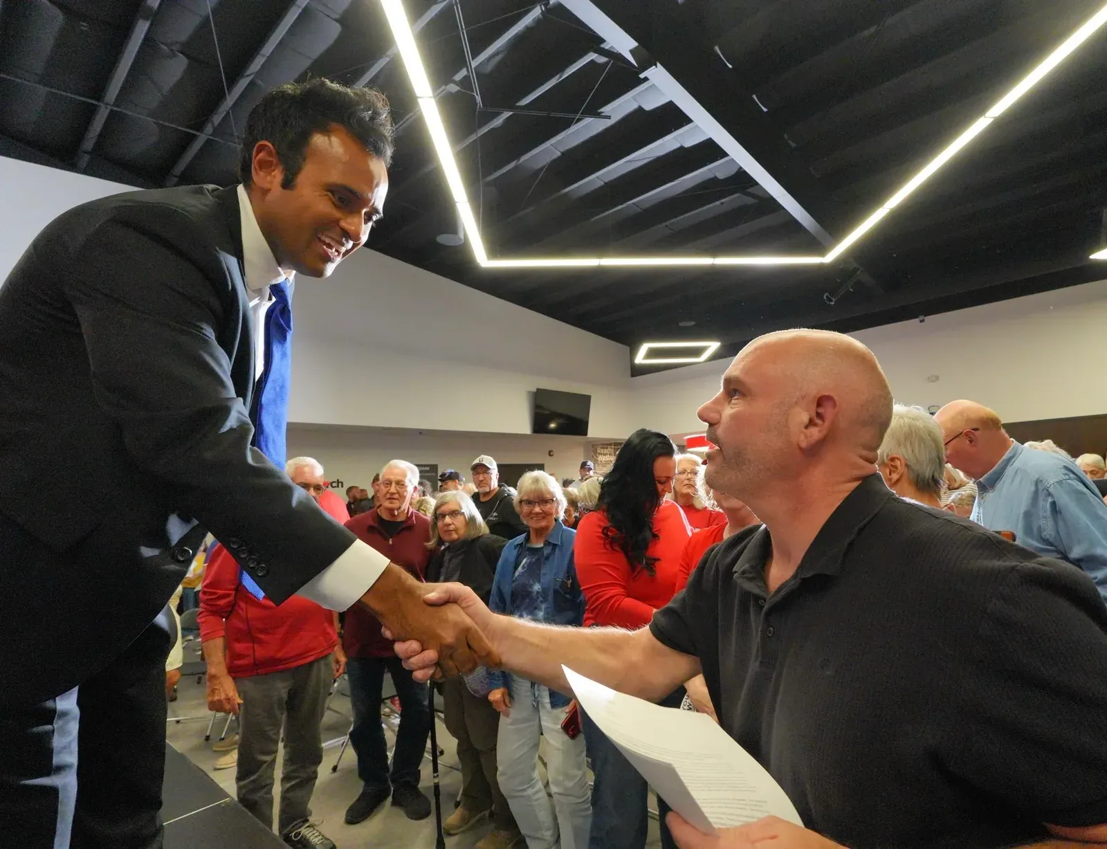 Ramaswamy holds Ohio town hall, signals fight for state voters